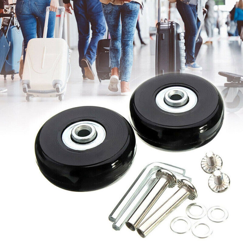 Silent Replacement Luggage Wheels - Roda Pengganti Geser 57-59MM, Kit Perbaikan