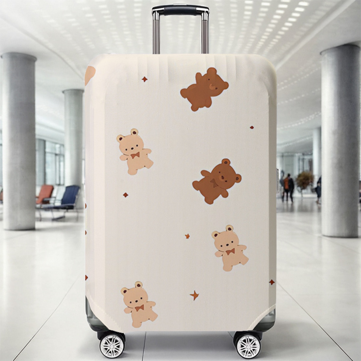 Waterproof Suitcase Cover Protector - Pelindung Penutup Bagasi Elastis Tahan Air