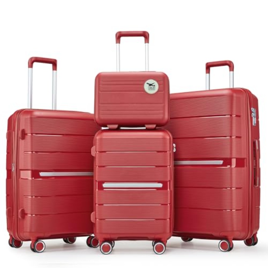 Expandable Hard Shell Luggage Set - Set Koper 4 Pcs yang Dapat