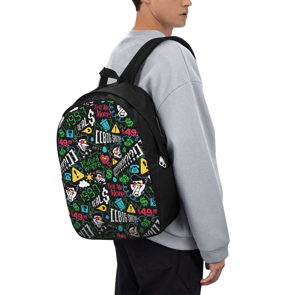 Backpacks - Deltarune SPAMTON G Ransel Tas Notebook
