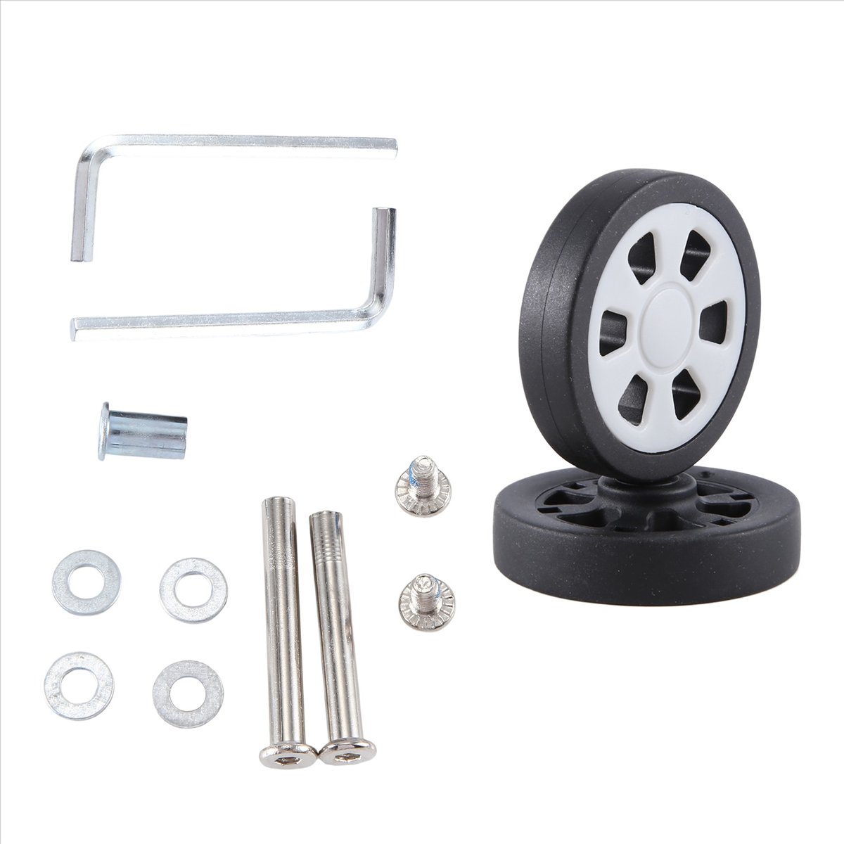 Luggage - Roda Koper Pengganti ABQR 55X12mm, Roda