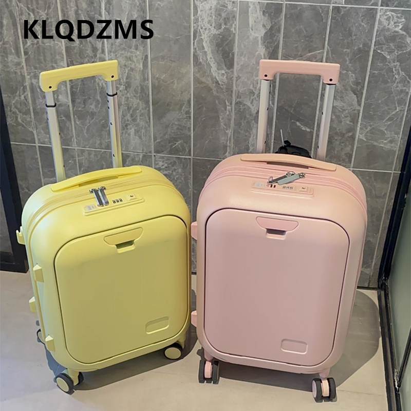 Front Opening Laptop Luggage 24 Inch - KLQDZMS Koper Perjalanan 18