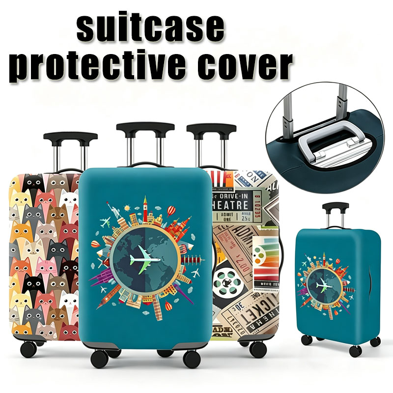 Waterproof Suitcase Cover Protector - Penutup Koper Perjalanan Baru, Pelindung Koper