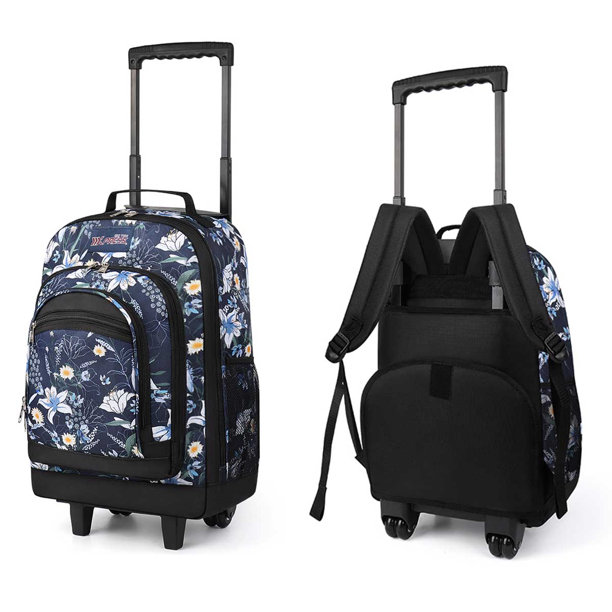 Foldable Rolling Luggage Bag - Tas punggung beroda 20 inci untuk