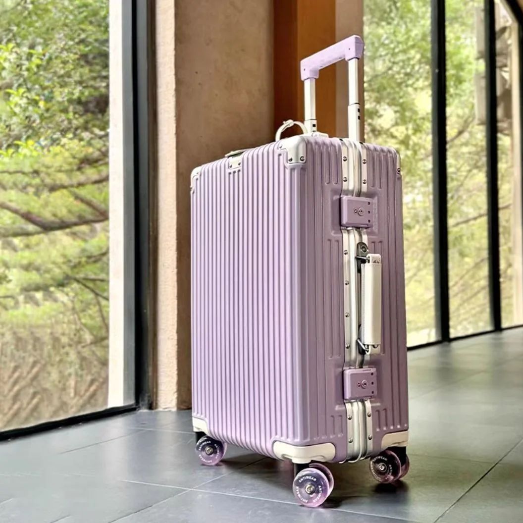 Aluminum Frame Carry On Luggage - Koper Bingkai Aluminium dengan Warna-warni Diam