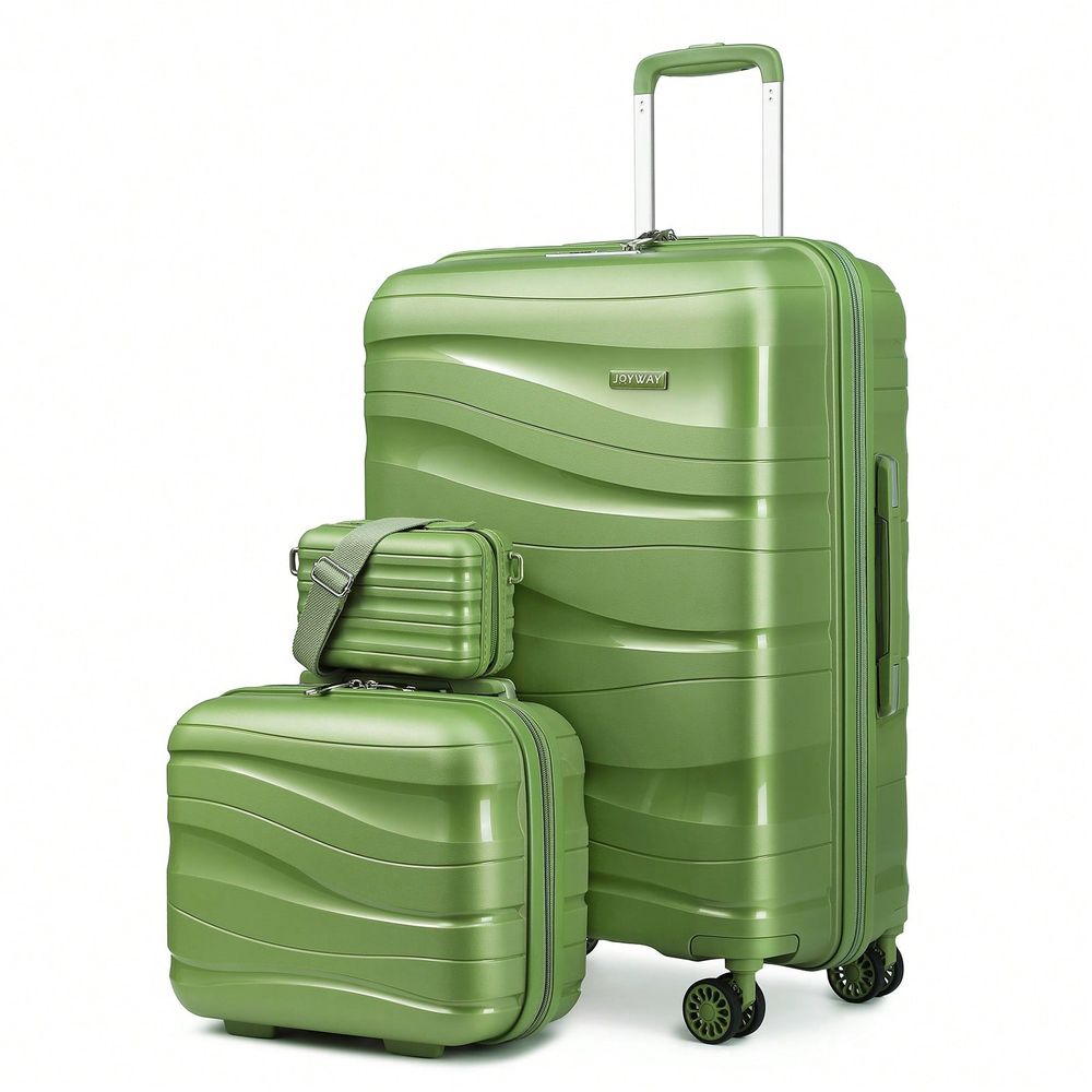 Expandable Hard Shell Luggage Set - Set Koper Hardshell 3 Buah, Koper