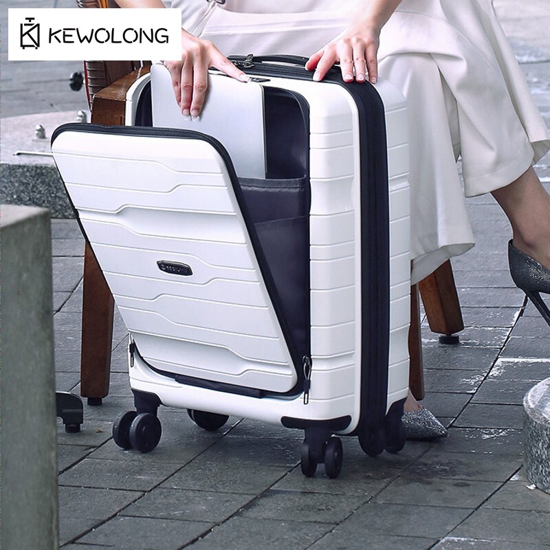 Cabin Size Lightweight Travel Trolley - Koper Kabin 20 Inch dengan Bukaan