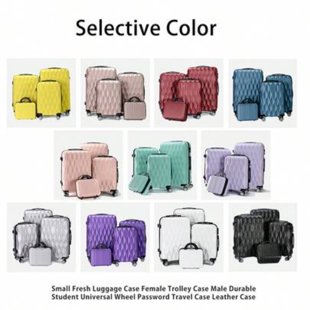 Expandable Hard Shell Luggage Set - Set Koper 2-Potong 14 inci 20