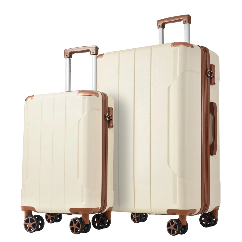 Expandable Hard Shell Luggage Set - Set Koper Hardshell ABS 2 Buah,