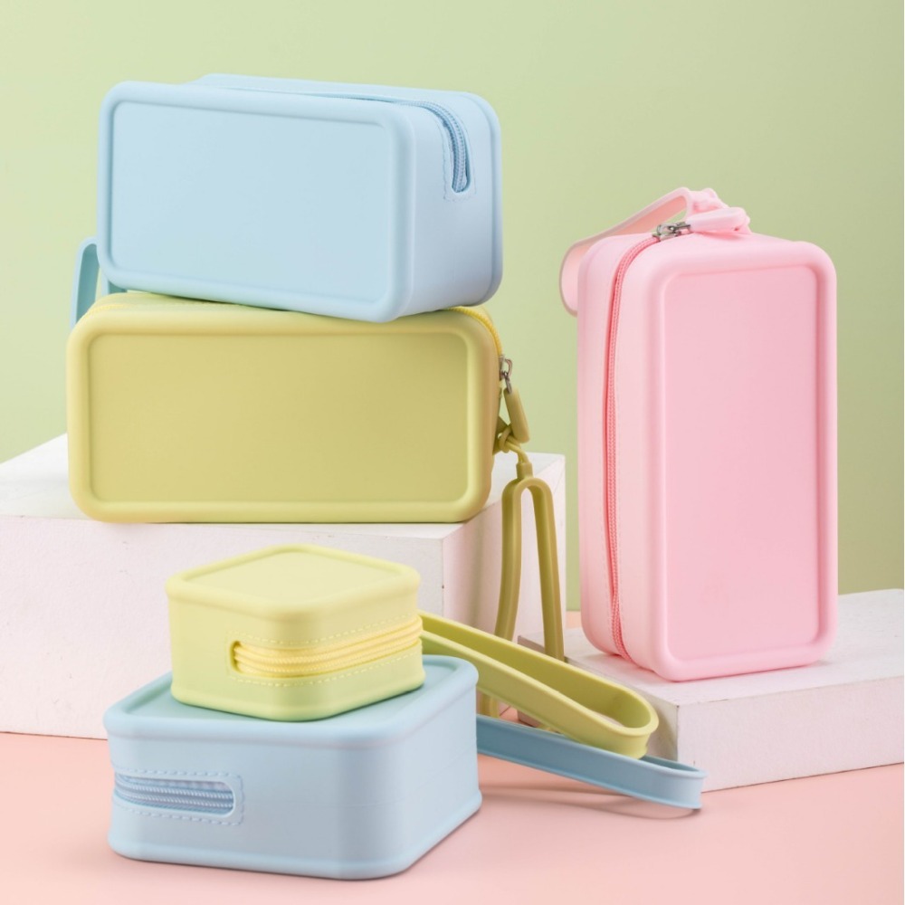 Cosmetic Bags - Dompet Koin Silikon Portabel Kapasitas Besar