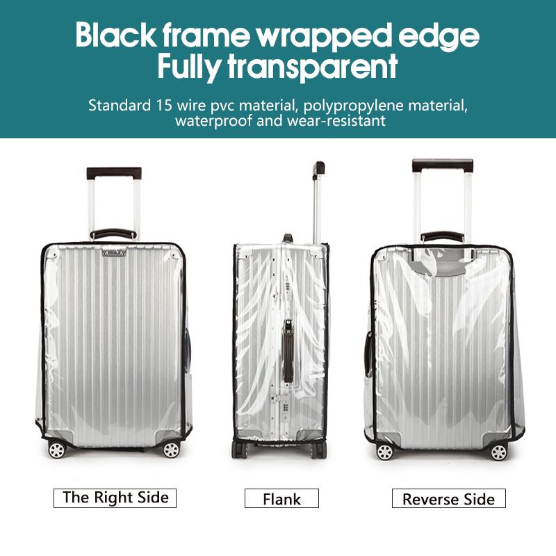 Luggage Protective Cover Transparent - Penutup Koper Transparan Anti Air dan