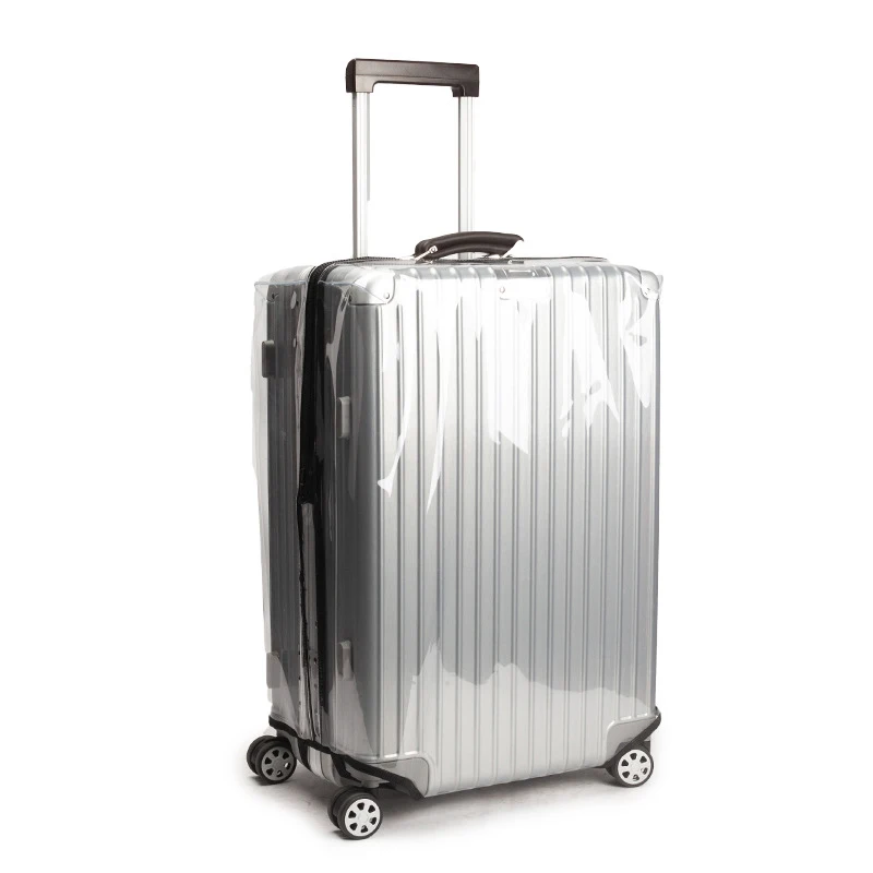 Luggage Protective Cover Transparent - Penutup Transparan Bagasi Tahan Debu Casing