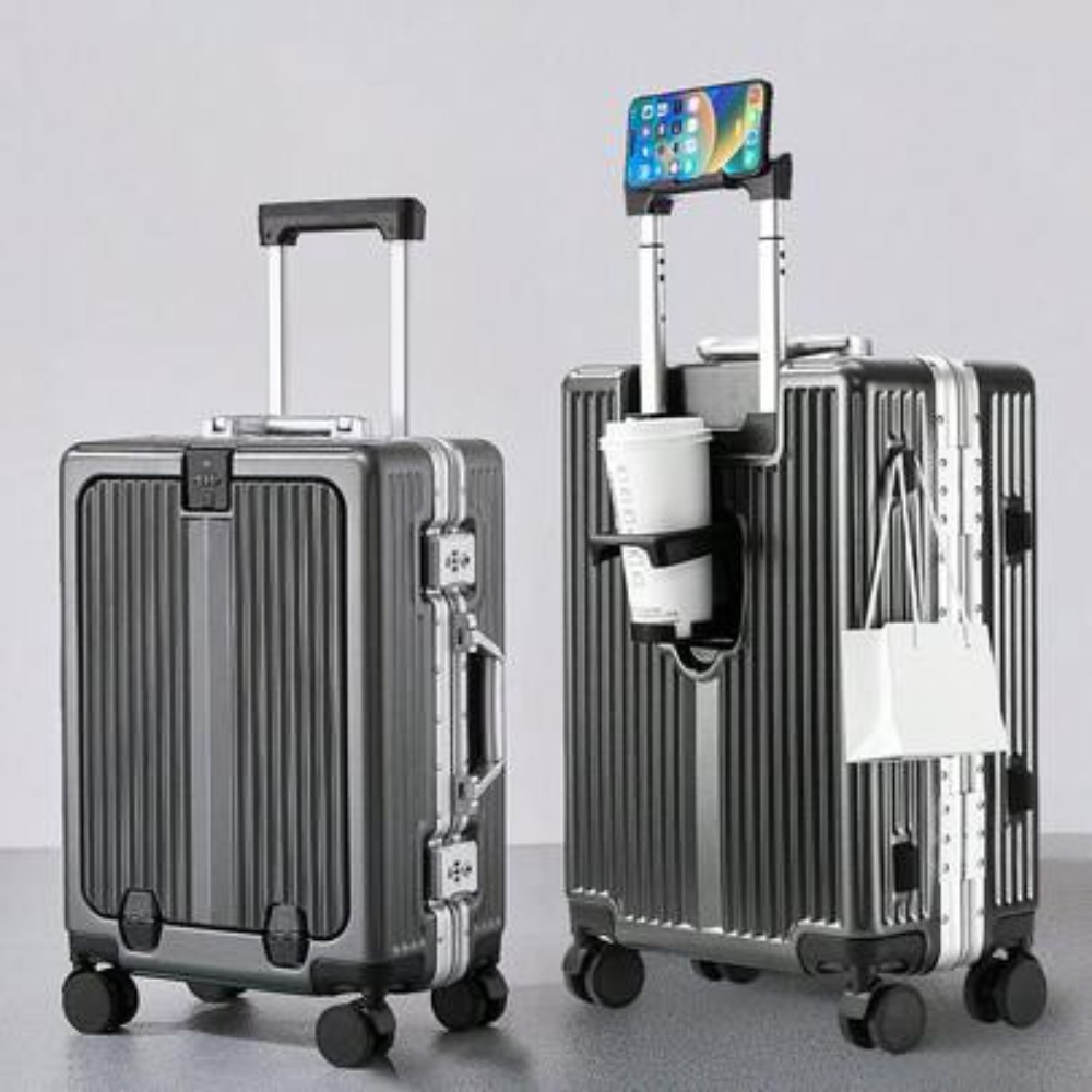 Aluminum Frame Carry On Luggage - Koper Kabin Cangkang Keras 20 Inci