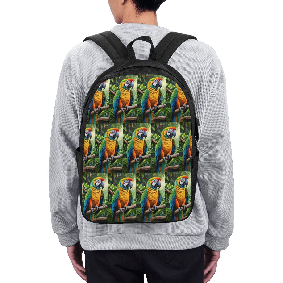 Travel Bags - Tas Ransel Burung Beo Macaw Lucu