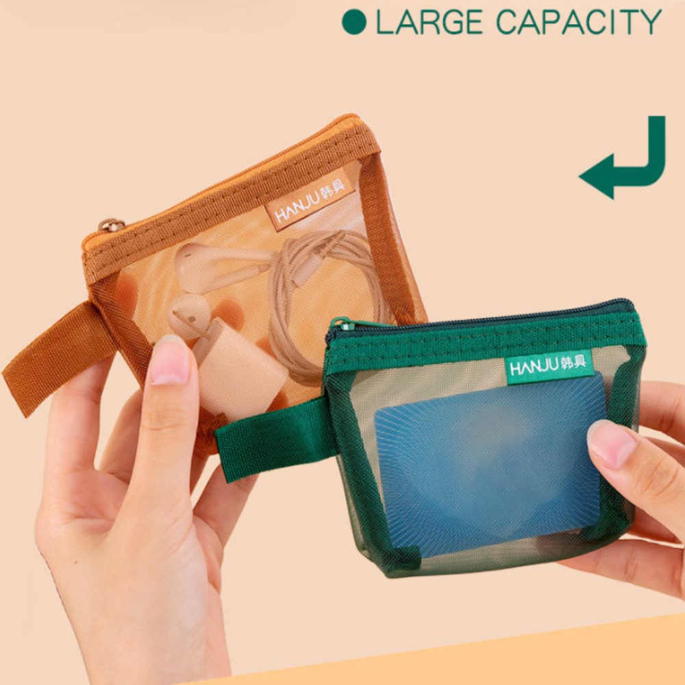 Wallets - Tas Jaring Perjalanan Bahan Mesh Baru,