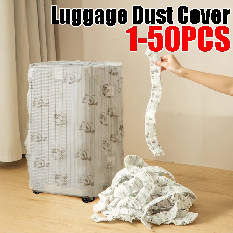 Waterproof Suitcase Cover Protector - Penutup Debu Koper Universal Sekali Pakai