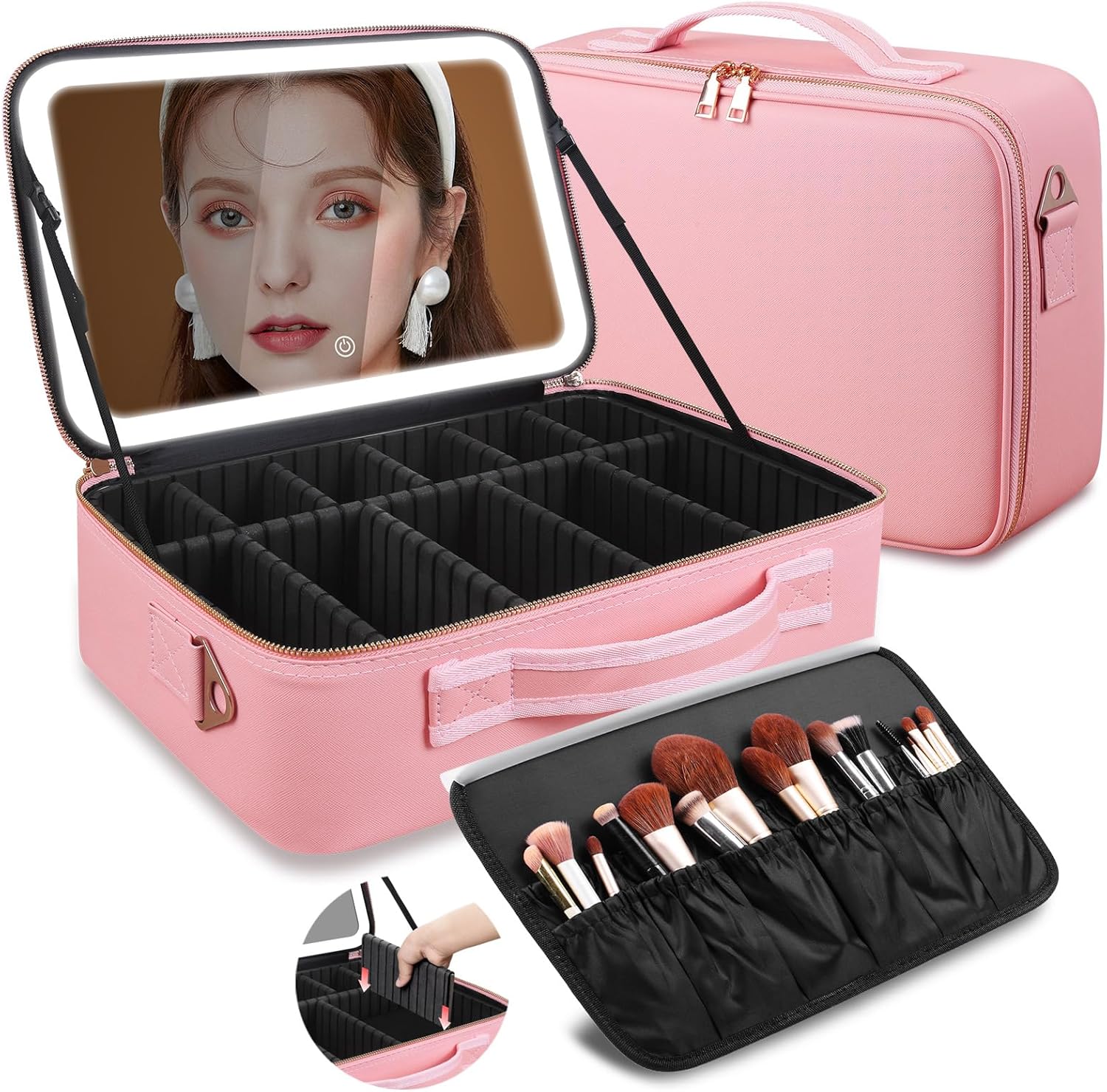 Cosmetic Bags - Tas Makeup Kapasitas Besar 15''X11'' dengan