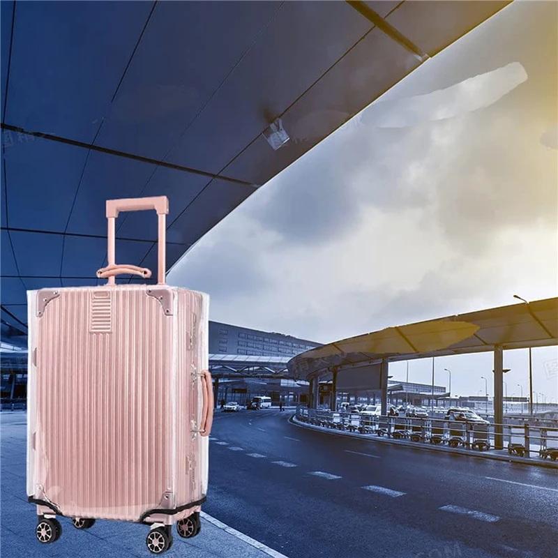 1 Buah Pelindung Koper PVC Ben - Luggage Protective Cover Transparent ulasan dan harga
