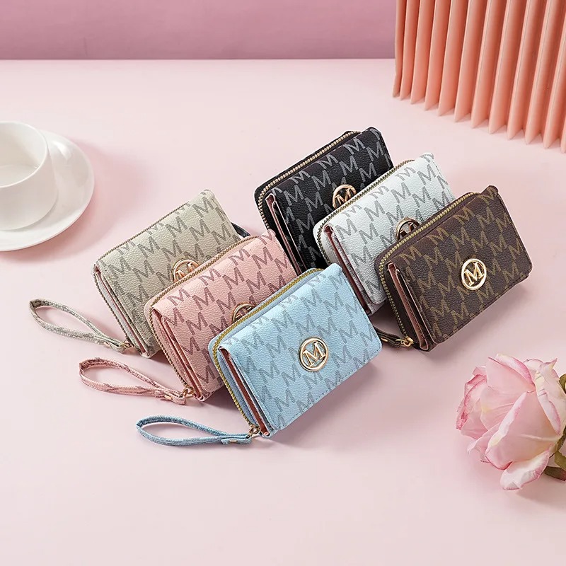 Dompet Ritsleting Tiga Lipat d - Wallets ulasan dan harga