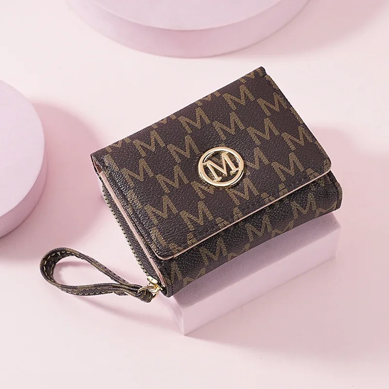 Dompet Ritsleting Tiga Lipat d - Wallets ulasan dan harga