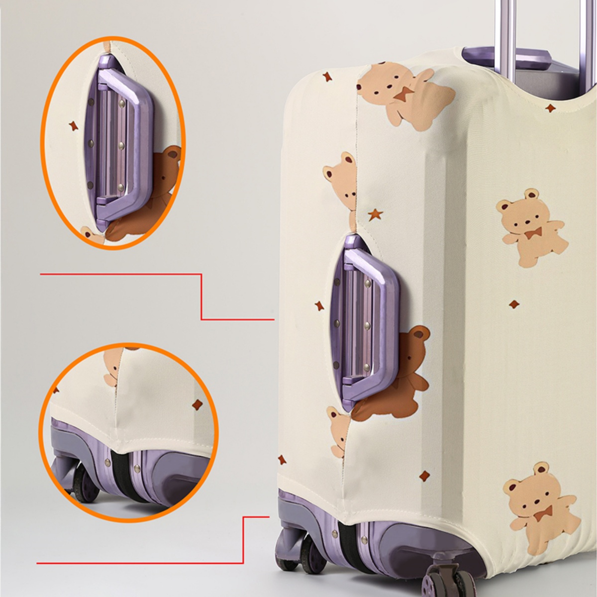 Pelindung Penutup Bagasi Elast - Waterproof Suitcase Cover Protector ulasan dan harga