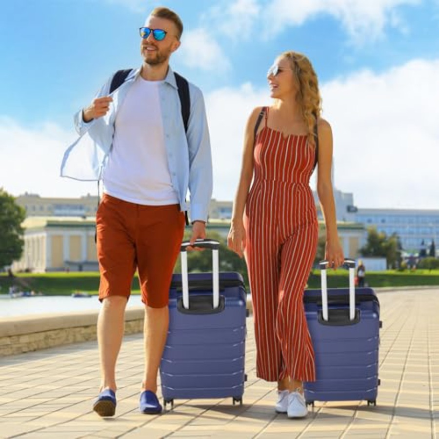 Set Koper 3 Buah untuk Perjala - Expandable Hard Shell Luggage Set ulasan dan harga
