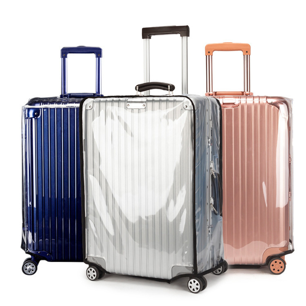 Penutup pelindung koper, penut - Luggage Protective Cover Transparent ulasan dan harga