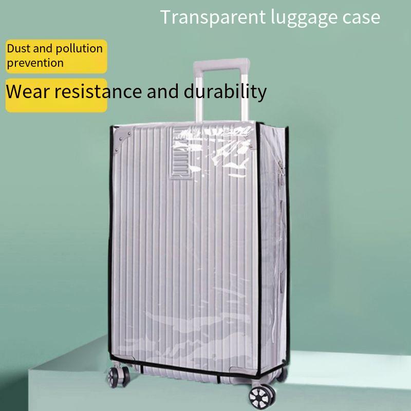 Penutup pelindung koper, penut - Luggage Protective Cover Transparent ulasan dan harga