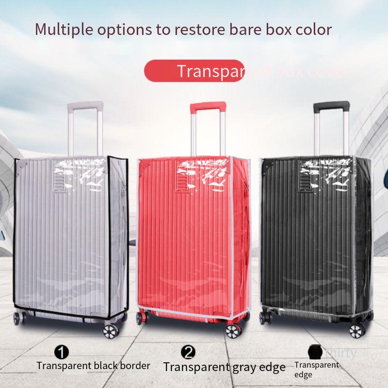 Penutup pelindung koper, penut - Luggage Protective Cover Transparent ulasan dan harga