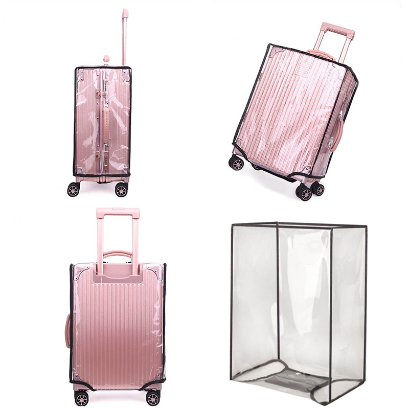 Pelindung koper beroda PVC, pe - Luggage Protective Cover Transparent ulasan dan harga