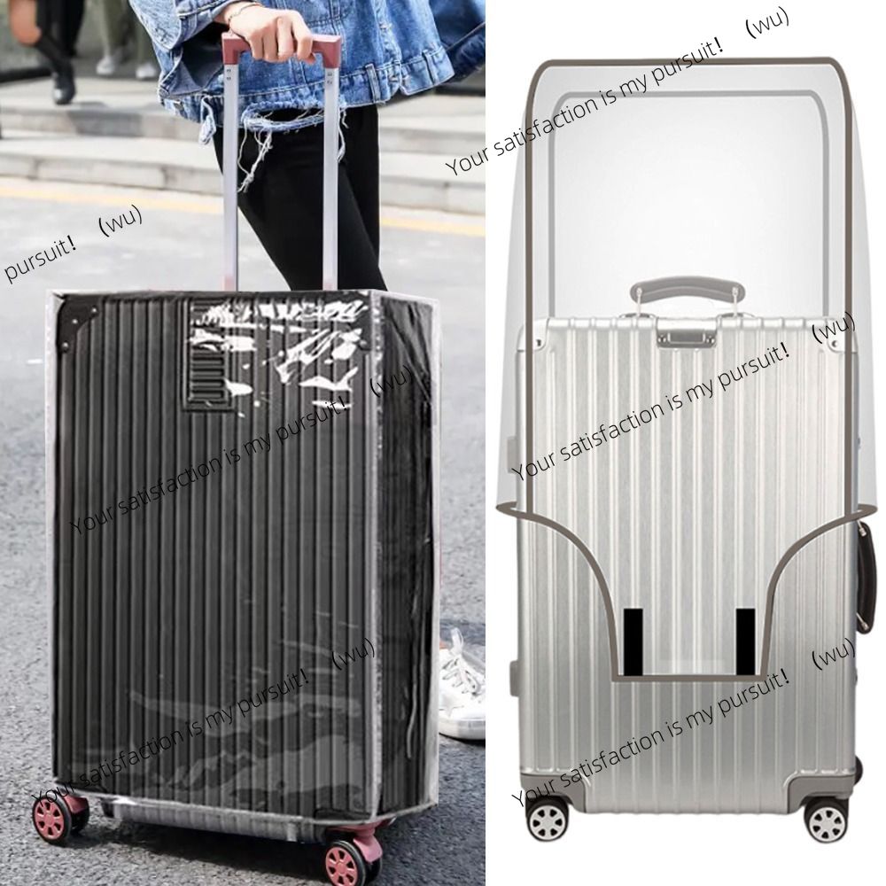Penutup pelindung koper tahan  - Luggage Protective Cover Transparent ulasan dan harga