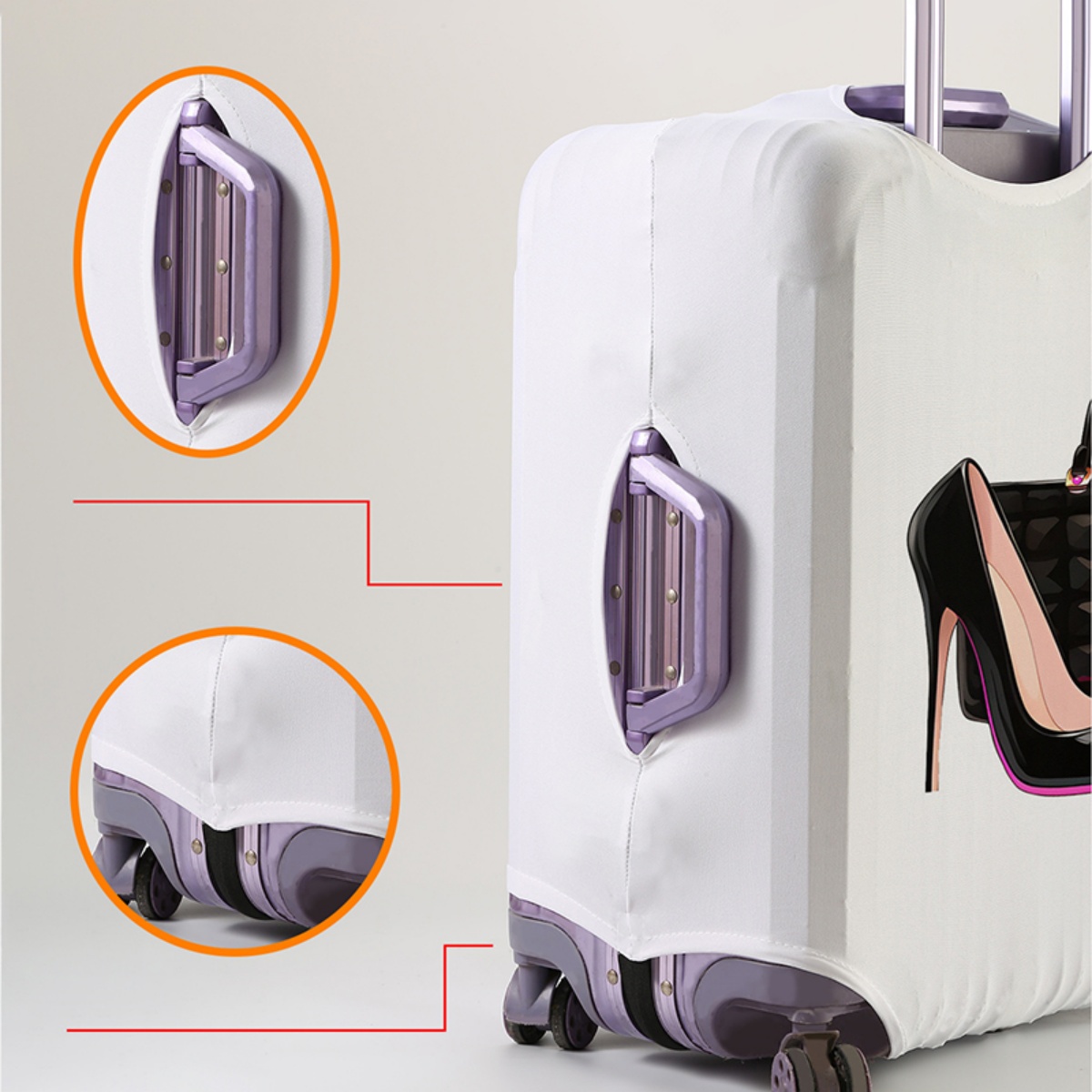 Pelindung Penutup Bagasi Elast - Waterproof Suitcase Cover Protector ulasan dan harga