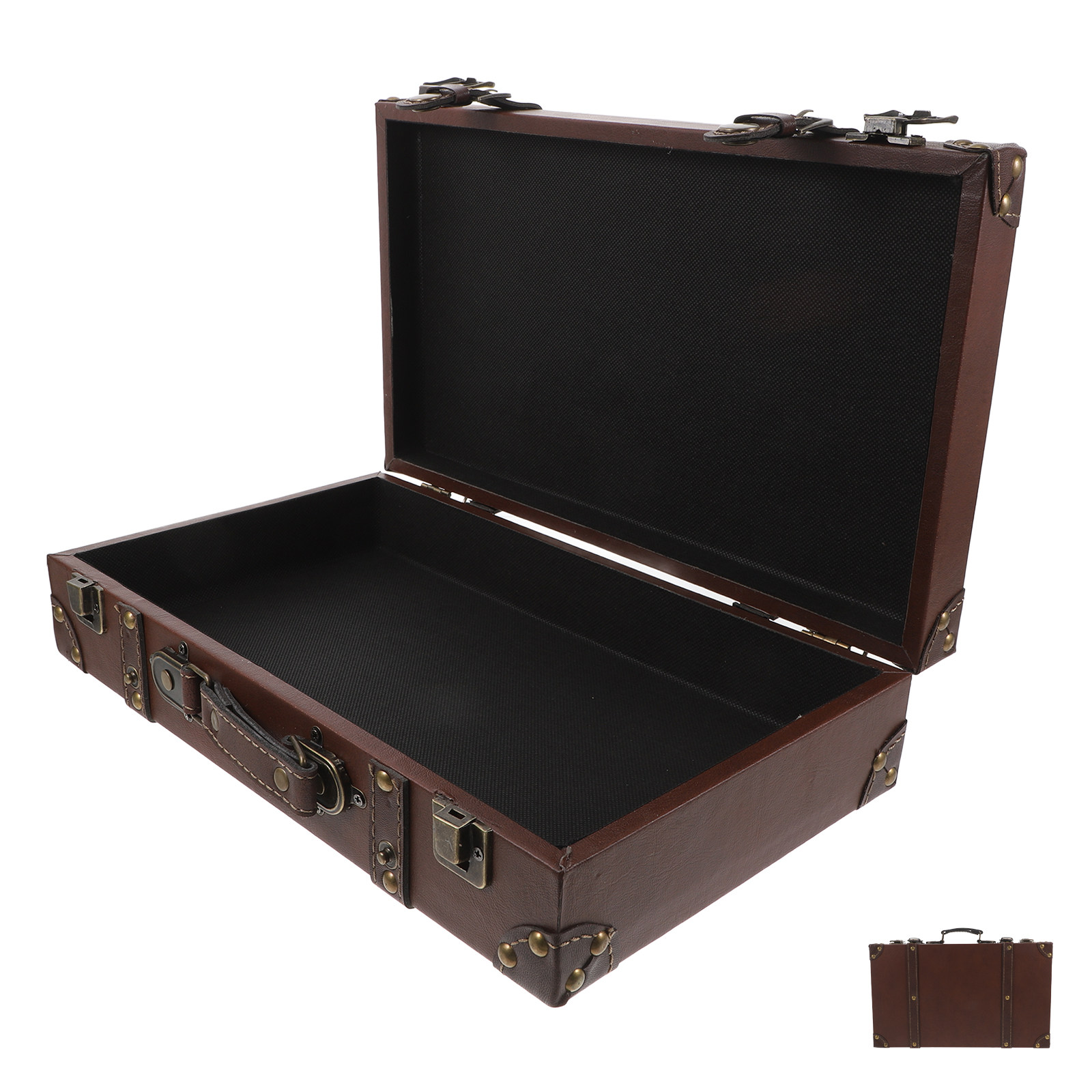 Koper Vintage Gaya Klasik Ingg - Retro Vintage Trunk Suitcase ulasan dan harga