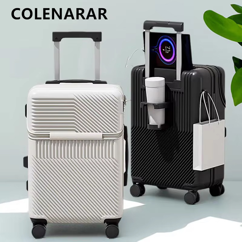 Tas Koper COLENARA dengan Buka - Front Opening Laptop Luggage 24 Inch ulasan dan harga