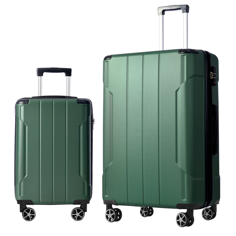 Set Koper 2 Buah Bahan ABS Ker - Expandable Hard Shell Luggage Set ulasan dan harga