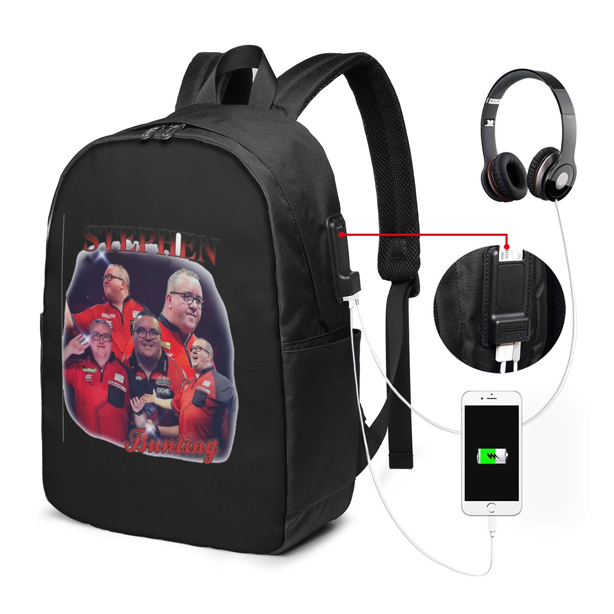 Stephen Bunting Bootleg Backpa - Travel Bags ulasan dan harga