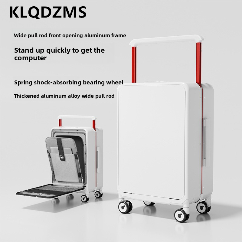 KLQDZMS Koper Pria 20 Inci 24  - Spinner Wheel Rolling Suitcase 20 Inch ulasan dan harga