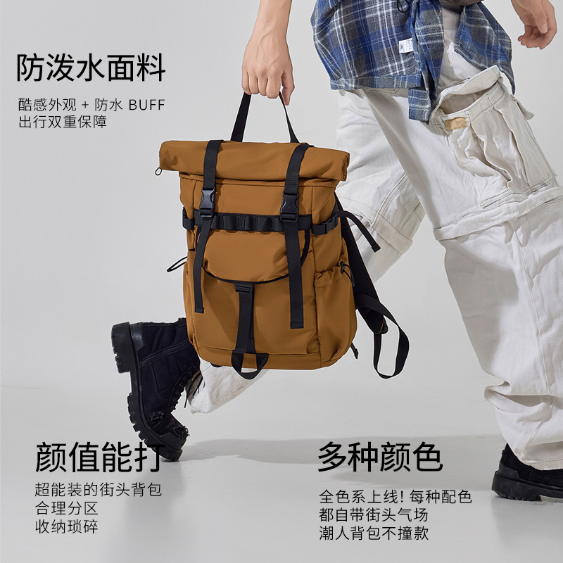 Ransel Pria Baru Model Roll Mo - Foldable Rolling Luggage Bag ulasan dan harga