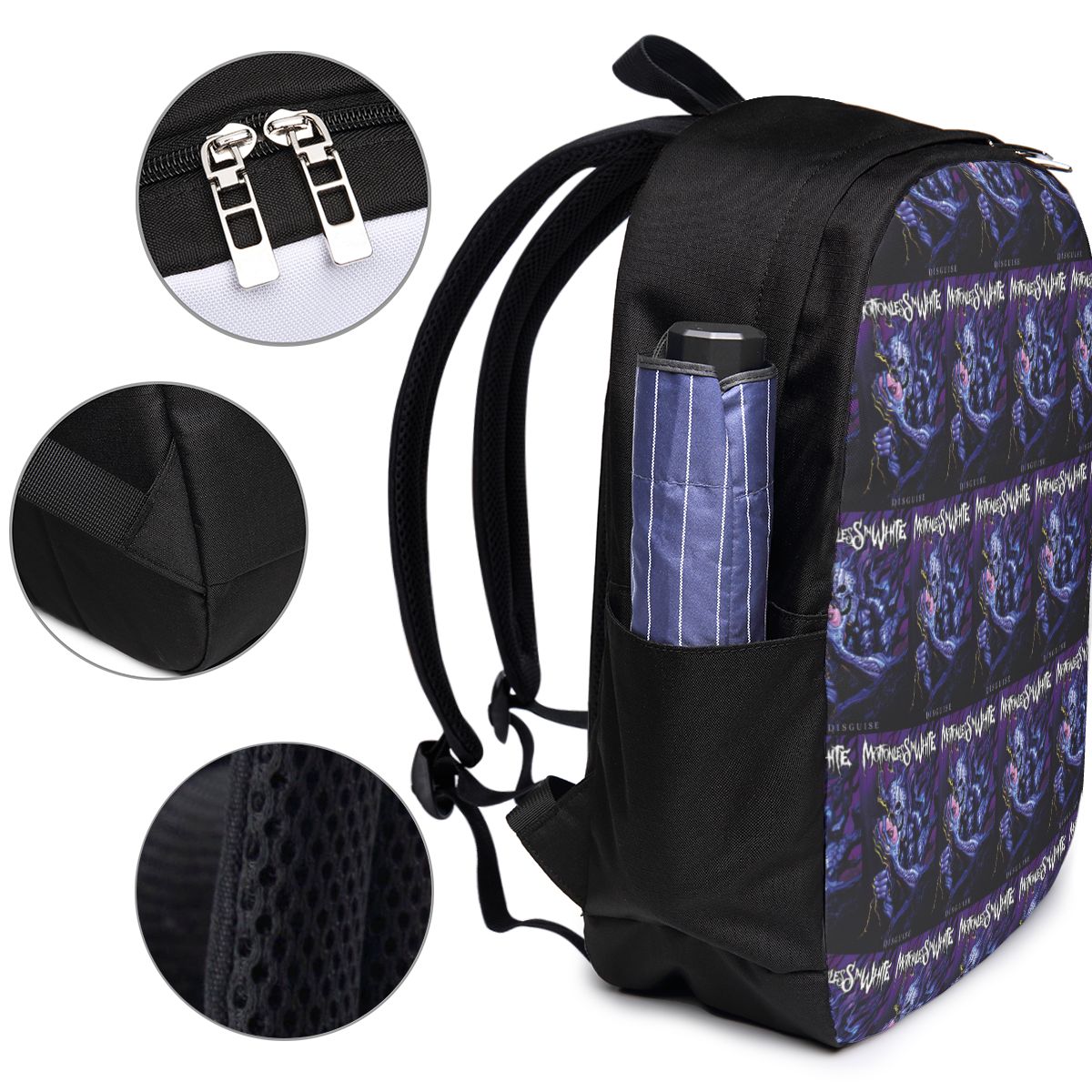 Tas Ransel Putih Motionless In - Travel Bags ulasan dan harga
