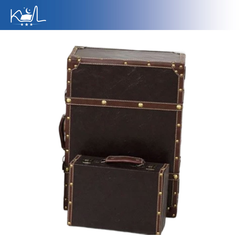 Kotak Penyimpanan Koper Dekora - Retro Vintage Trunk Suitcase ulasan dan harga
