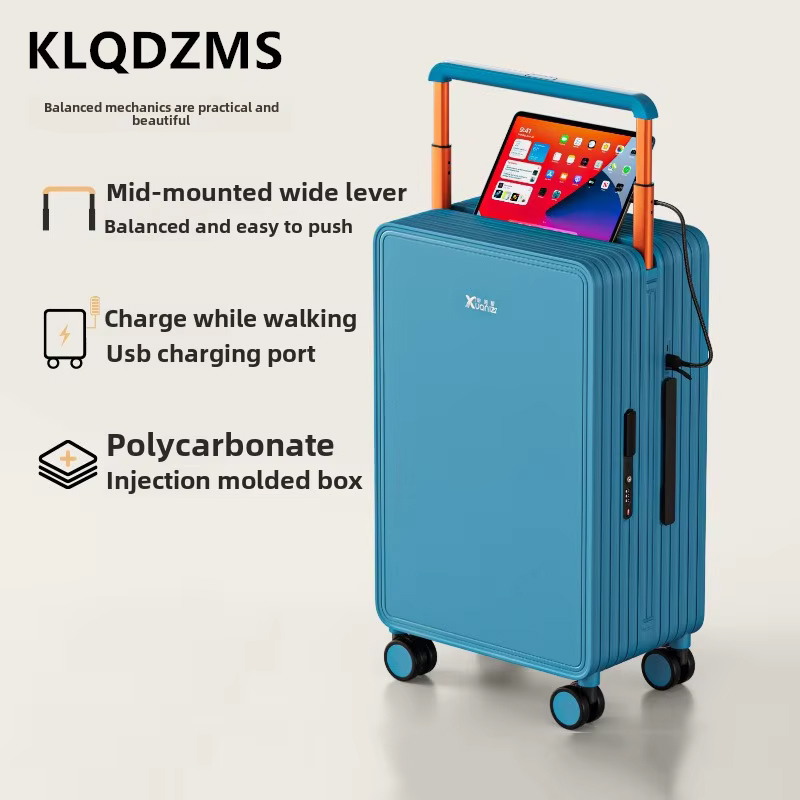 KLQDZMS Koper ABS+PC Kotak Nai - Spinner Wheel Rolling Suitcase 20 Inch ulasan dan harga