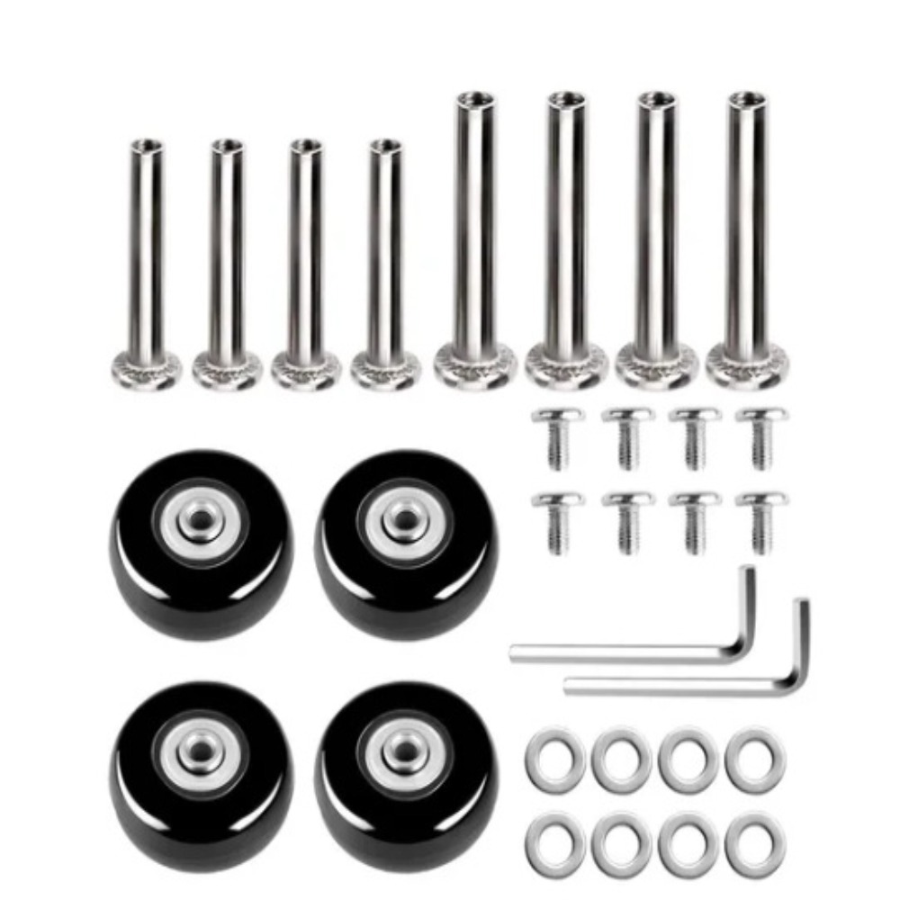 2/4pcs 57-59MM Roda Geser Peng - Silent Replacement Luggage Wheels ulasan dan harga