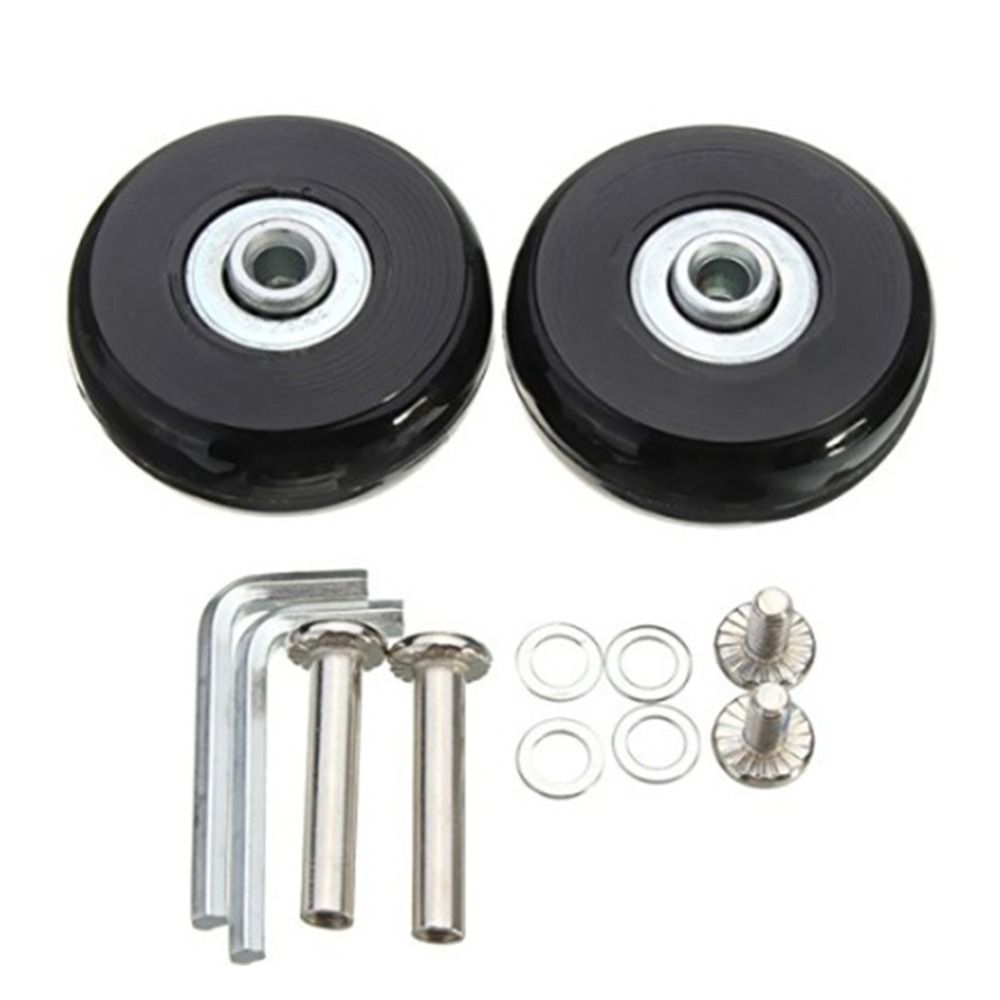 2/4pcs 57-59MM Roda Geser Peng - Silent Replacement Luggage Wheels ulasan dan harga