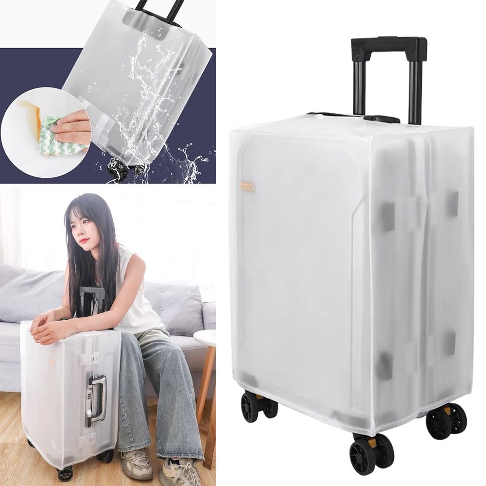 Pelindung Koper Baru Berlapis  - Waterproof Suitcase Cover Protector ulasan dan harga
