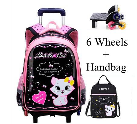 Ransel Bergulir Sekolah Siswa  - Foldable Rolling Luggage Bag ulasan dan harga