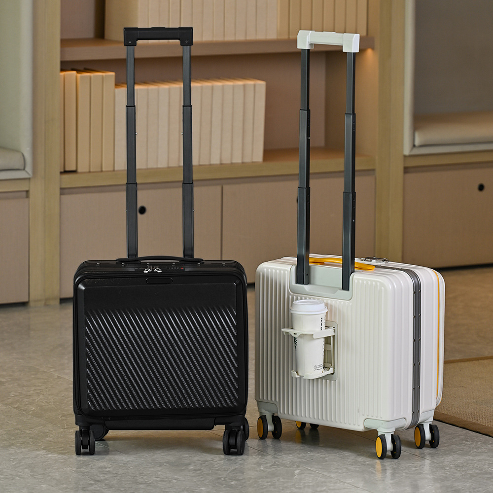 Koper Kabin 18 Inch dengan Buk - Aluminum Frame Carry On Luggage ulasan dan harga