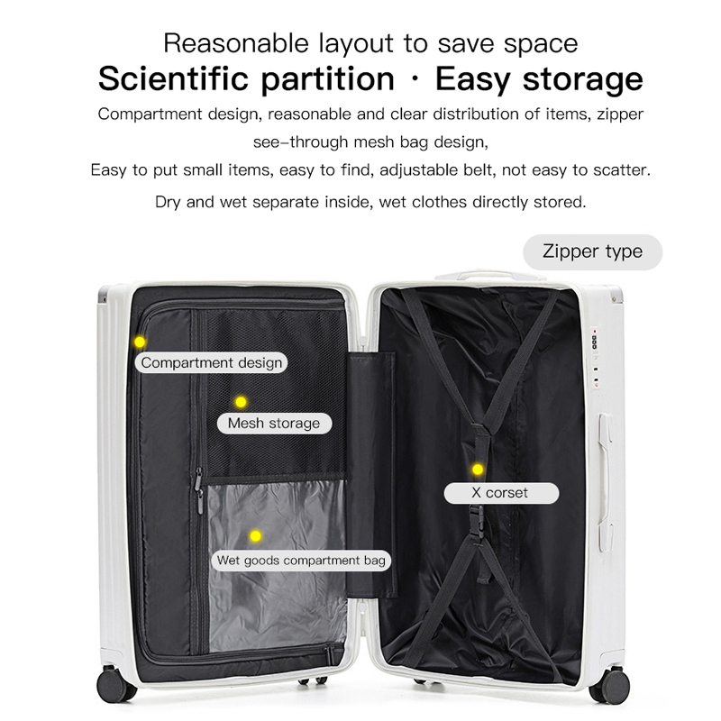 SUSHIMU koper bawa koper berpe - Spinner Wheel Rolling Suitcase 20 Inch ulasan dan harga