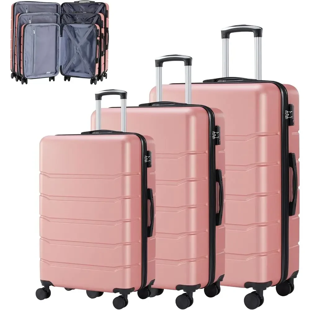 Set Koper Besar 3 Buah dengan  - Expandable Hard Shell Luggage Set ulasan dan harga