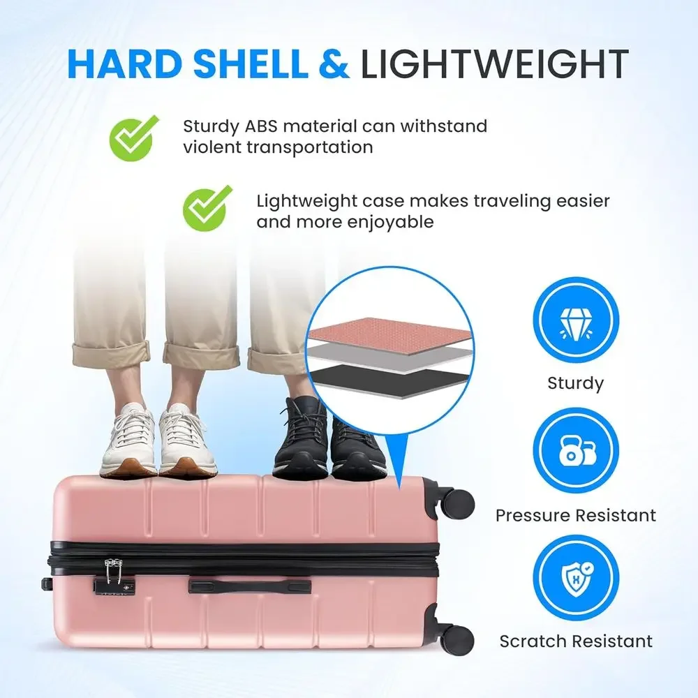 Set Koper Besar 3 Buah dengan  - Expandable Hard Shell Luggage Set ulasan dan harga