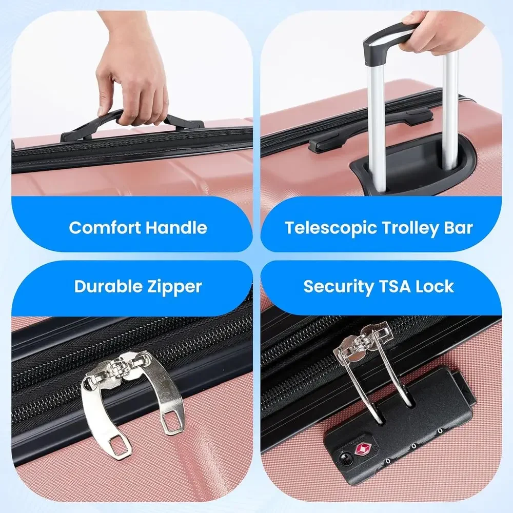 Set Koper Besar 3 Buah dengan  - Expandable Hard Shell Luggage Set ulasan dan harga